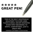 thumbnail image 6 of BIC Glide Black Retractable Ballpoint Pens, Medium Point (1.0mm), 12-Count, Black, 6 of 9