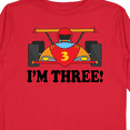 thumbnail image 4 of Inktastic Race Car 3rd Birthday Boys Long Sleeve Toddler T-Shirt, 4 of 5