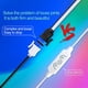 thumbnail image 4 of USB Powered LED IP20 impermeable RGB Color Cambio de luz Tira de luz 5V Aplicación Compatible con Bluetooth Aplicación Control remoto Lámpara de cadena Home Hotel 7.5m Eigraketly HA009541-02B, 4 of 6