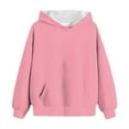 thumbnail image 5 of Gvdentm School Clothes for Teen Girls Hoodies for Teen Girls Trendy Gradient Color Oversized Sweatshirts Long Sleeve Tween Girls Fashion Preppy Clothes(Pink,13-14 Years), 5 of 5