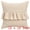 Light Brown, variant on Unique Bargains Solid Boho Throw Pillow Covers with Ruffles Set of 1 Light Brown 18" x 18"