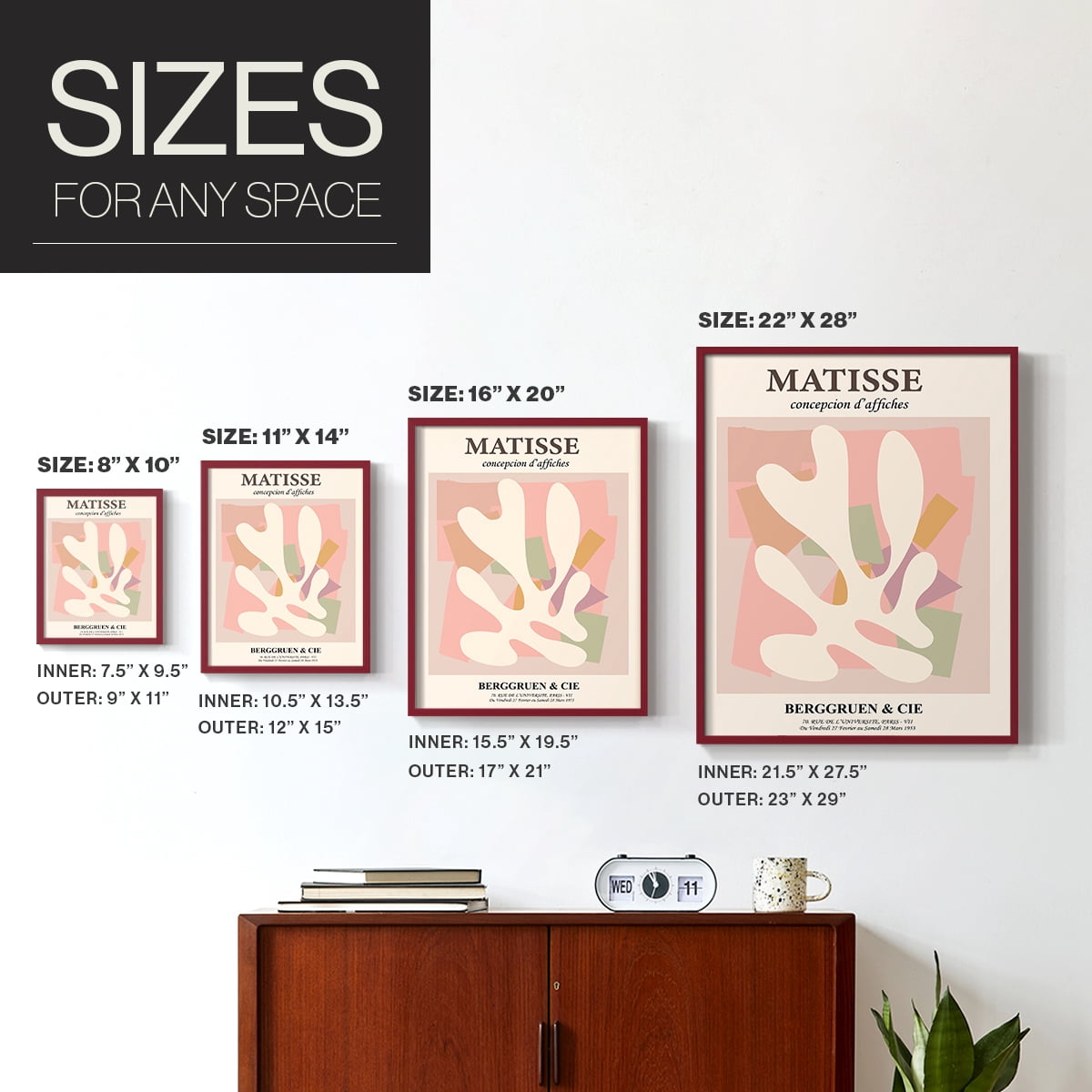 Matisse LV Framed Print - Solid Wood