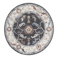 thumbnail image 2 of Unique Loom Eco Traditional Collection Area Rug - Animate (7' Round Charcoal Gray/Gray), 2 of 6