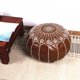 thumbnail image 3 of Funda de puf otomano bohemio mayimx Cubierta otomana Marron oscuro 21 pulgadas, 3 of 9