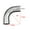51mm, variant on Elbow Exhaust Pipe Accessories DIY High Quality Mandrel Bend Replacement