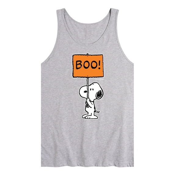 Peanuts - Snoopy Boo Sign - Men's Jersey Tank Top