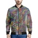 thumbnail image 2 of Chaqueta con cremallera con estampado 3D de degradado psicodélico para hombres, sudaderas de gran tamaño, chaquetas bomber de manga larga para primavera y otoño para mujeres, 2 of 5