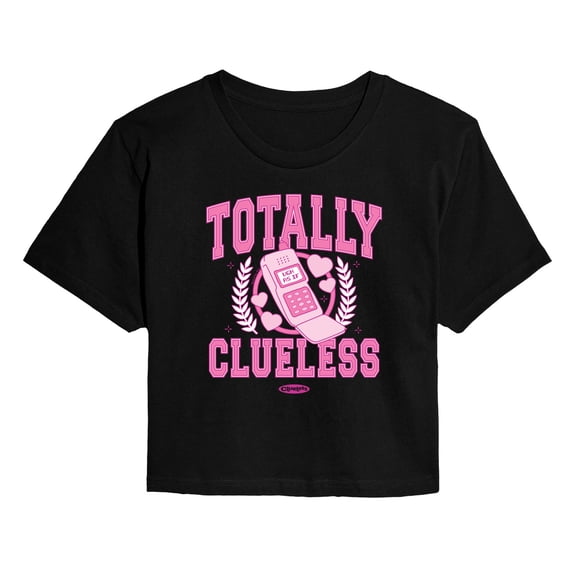 Clueless - Totally Clueless - Juniors Cropped Graphic T-Shirt