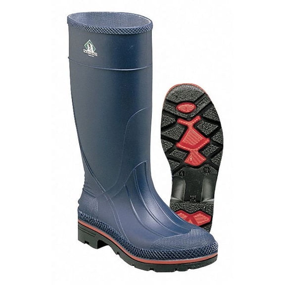 Honeywell Servus Rubber Boot,Women's,10,Knee,Blue,PR 75126/10