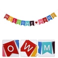 thumbnail image 3 of 1pc Lovely Colorful Welcome Home Letter Flag Delicate House Banner Ornament, 3 of 9