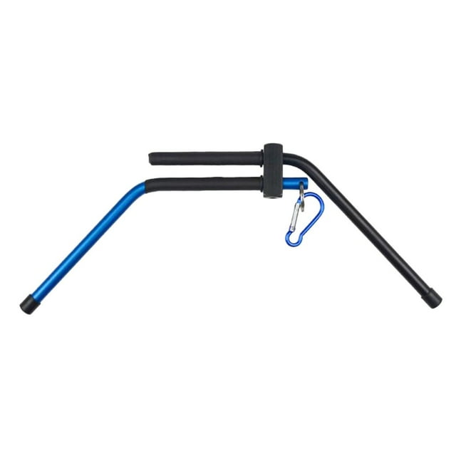 Cintre à Arc Composé Support de Support Stable avec Ceinture Suspendue Mousqueton Bleu