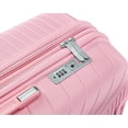 thumbnail image 6 of 4 Piece Expandable Lightweight Suitcase with 4 Double 360 Degrees Mute Spinner Wheels And PP Materials, TSA Approved Locks, Hard Shell Lightweight Travel Bag Collection, Pink(14/20/24/28), 6 of 9