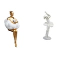 thumbnail image 1 of Estatua artística, figura, escultura abstracta, mujer, centro de mesa, resina, superficie lisa, adecuada para sala de estar, dormitorio, oficina, 10 c, 1 of 8