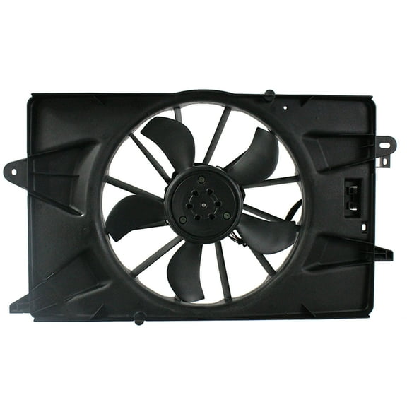 Agility Auto Parts 6010394 Dual Radiator and Condenser Fan Assembly for Chrysler Specific Models