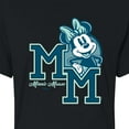 thumbnail image 3 of Disney - Minnie Mouse - Juniors Cropped Cotton Blend T-Shirt, 3 of 5