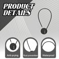 thumbnail image 2 of MELIVO Bike Lock,19.69" Bike Lock Cable,Cable Bicycle Lock Motorcycle Lock,Black, 2 of 5