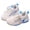 Blue, variant on WNVMWI Toddler Girls Mesh Running Shoes Kids Casual Lace Up Sneakers Children Breathable Non Slip Walking Shoe Blue Sizs 13.5