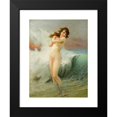 thumbnail image 2 of Guillaume Seignac 19x24 Black Modern Framed Museum Art Print Titled - The Wave, 2 of 5