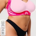 thumbnail image 6 of Xdegoge Sports Bras for Women Plus Size Full Coverage High Support Bra Seamless Liftup Athletic Brassiere Daily Cozy Adjustable Straps Underwear for Yoga, Running, 6 of 7