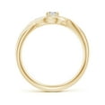 thumbnail image 2 of ANGARA Natural Diamond Infinity Promise Ring in 14K Yellow Gold for Women (Size-3.7mm| Color-I-J| Clarity-I1-I2) | April Birthstone, Anniversary, Jewelry Gift for Women | Natural Diamond Ring, 2 of 10