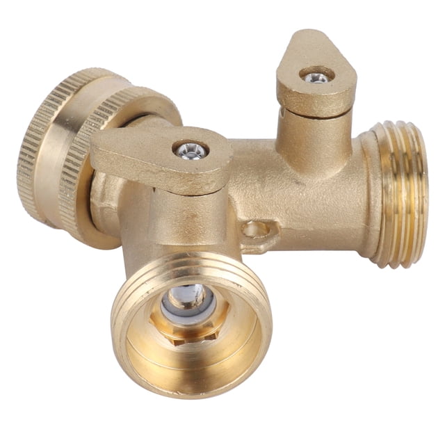Divisor de Manguera de 2, Divisor de Manguera All-Brass Para NPT 3/4