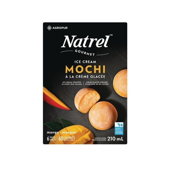 Mochi à la crème glacée à la mangue Natrel 6 x 35 ml