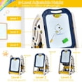 thumbnail image 5 of Gymax 3-in-1 Kids Art Easel Double-Sided Tabletop Easel w/Art Accessories Blue, 5 of 9