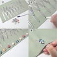 thumbnail image 4 of Sewing Gauge, Adjustable Expanding Sewing Gauge Button Guide Spacing Device for Buttons Pleats DIY Curtain Accessories,1 x foldable measuring ruler,Silver, 4 of 7