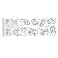 thumbnail image 1 of Hojas para colorear de pared de 300 cm, póster para colorear mantel para colorear, papel de relleno de Color, rollo de papel de dibujo para lápices de estilo D Macarena  Rollo de papel para colorear, 1 of 8
