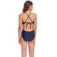 thumbnail image 4 of Adoretex Girl's/Women's Guard Adjustable Thin Straps Bathing Suit, One Piece Tie-Back Guard Swimsuit - FGN28A - Navy - 34, 4 of 5