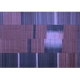 thumbnail image 1 of Ahgly Company Machine Washable Indoor Rectangle Abstract Blue Contemporary Area Rugs, 6' x 9', 1 of 4