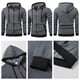 thumbnail image 3 of Dolkfu Sudadera con capucha para hombre, chaqueta deportiva de color sólido con cremallera completa, chaqueta con capucha para hombre. XL, 3 of 3