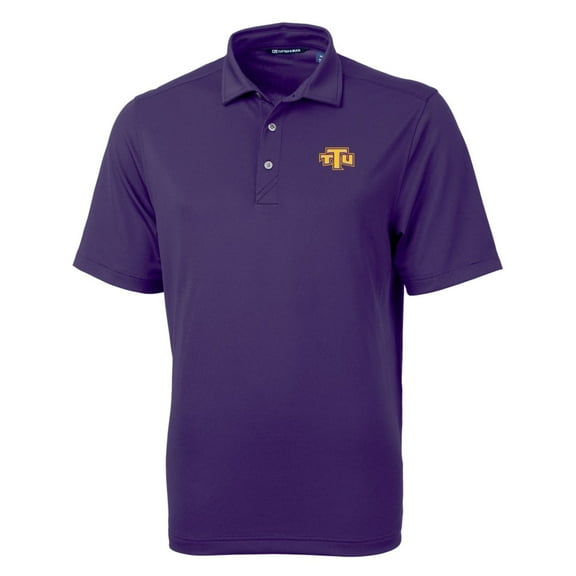 Men's Cutter & Buck Purple Tennessee Tech Golden Eagles Big & Tall Virtue Eco Pique Recycled Polo
