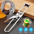 thumbnail image 4 of 2 pack Stainless Steel Manual Can Opener Adjustable Manual Bottle Opener for People with Weak Grip Strength Kitchen Accessories, 4 of 9