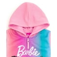 thumbnail image 5 of Barbie Fleece Zip Up Hoodie Toddler to Big Kid, 5 of 5