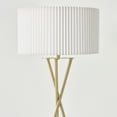 thumbnail image 4 of Brightech Jaxon 60" LED Tripod Floor Lamp with Pleated White Shade, 4 of 11