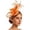 Orange, variant on Fgnfyis Fascinator for Women Elegant Wedding Tea Party Ladies Day Floral Fascinator Hat Headdress Hair Accessories for Women White One Size