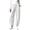 White, variant on Pileajo Women's Casual Wide Leg Pants Drawstring High Waist Trousers Going out Jogger Pants with Side Pockets