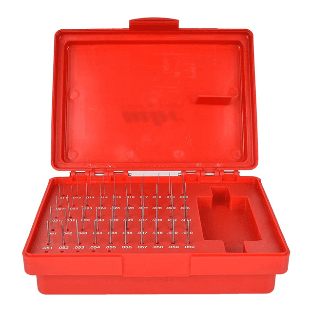 Pin Gauges, 50Pcs M0-0.011-0.060 Inch Steel Pin Gauge Set Steel Plug Pin Gauge Set Steel Plug Pin Gauge Set 0.0002 Inch