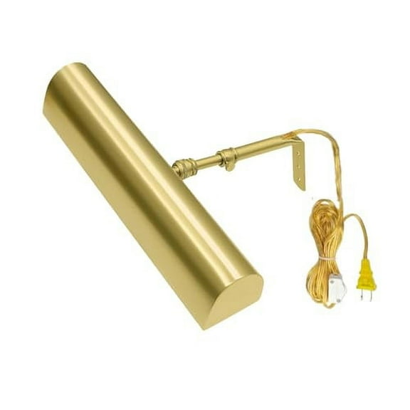 Royal Designs, Inc. Plugin Dimmable LED Picture Light, PLP-2012-12-BSB, Brushed Satin Brass, 12.75 inch