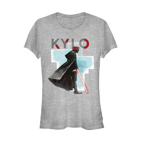 Junior's Star Wars: The Rise of Skywalker Sinister Kylo Graphic Tee Athletic Heather 2X Large
