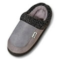 thumbnail image 3 of Daznico Men's Plush Slippers Non- Indoor House Shoes Closed-Toe Soft Warm Cozy Comfortable Flat Sole for Winter Home,Color:Grey,Sizeï¼12, 3 of 9