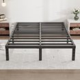 thumbnail image 4 of King Bed Frame, GELBIY King Size Metal Platform Bed Frame with 14" Under Bed Storage Space, Black, 4 of 5