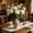 🔥 White_New, variant on Sentmoon Vintage Triple-Head Rose Artificial Flower 52 cm Realistic Silk Bloom with Aged Petal Edge Romantic Faux Rose Stem for Home Wedding Table Centerpiece Long-Lasting Decor