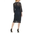 thumbnail image 2 of Eliza J Womens Lace Midi Sheath Dress, 2 of 3
