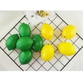 thumbnail image 5 of Coolmade 16pcs Fake Lemon Artificial Fruits Lifelike Lemons Simulation Lemon Green and Yellow Lemon Mixed Set for Home Fruit Shop Supermarket Desk Office Or Props, 5 of 8
