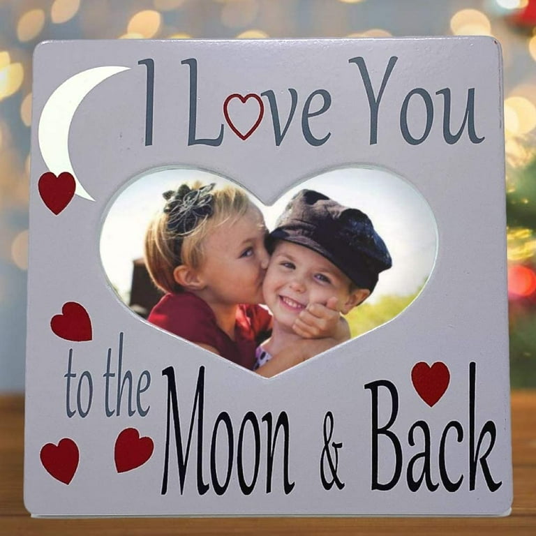 I Love You to the Moon and Back Picture Frame - Walmart.com