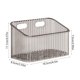 thumbnail image 3 of Organizador de almacenamiento, estante de ducha de pared, estante de baño, plástico transparente, adhesivo para cepillo de dientes, caja colgante, adecuado para baño, cocina, armario, ducha, bolsa de, 3 of 6