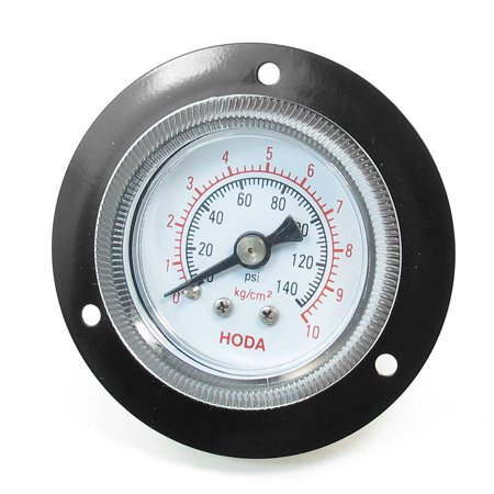 Unique Bargains 0-140 Psi 1-10kg/cm2 3/8inch Male Threaded Water Air Pressure Gauge Plastic