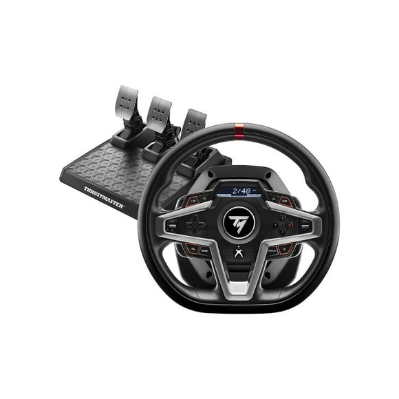 Thrustmaster T248X, Volante de Carreras y Pedales Magnéticos